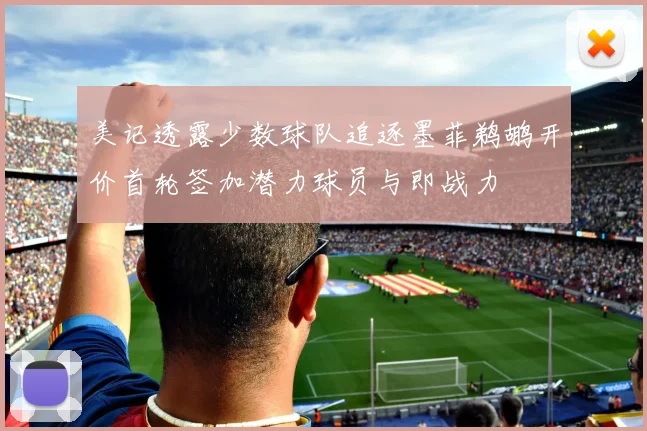 美记透露少数球队追逐墨菲鹈鹕开价首轮签加潜力球员与即战力